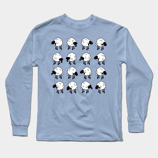 Counting Sheep Long Sleeve T-Shirt by iconymous